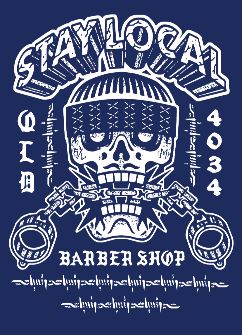 Stay Local Barbershop logo